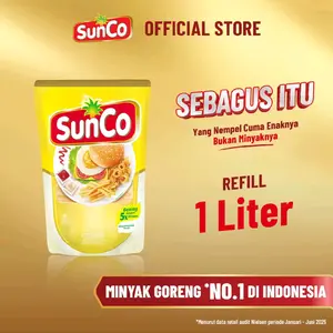 SunCo Minyak Goreng Refill 1L - No.1 di Indonesia