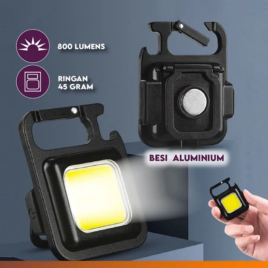 Lampu senter senter portabel portabel akan mengisi ulang lampu senter kecil siswa asrama dengan lampu darurat yang ultra terang Baterai Solar