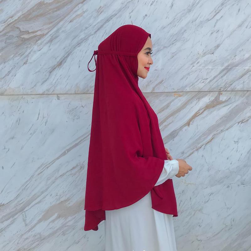 Bergo Crinkle Airflow Jumbo /Jilbab Bergo Crinkle Airflow/Kerudung Bergo 3