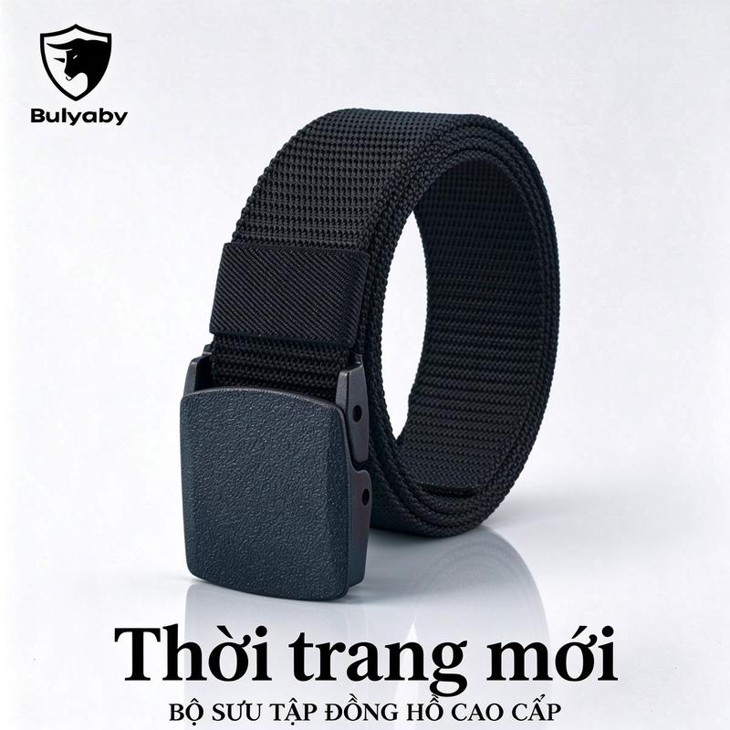 Mua nhanh giới hạn thời gian, Giao hàng trong vòng 24 giờ, thắt lưng da PU cao cấp,khóa tự động kim loại, thắt lưng đen sang trọng, chắc chắn bền, có thể điều chỉnh vòng eo, phù hợp hoạt động ngoài trời và thể thao hàng ngày, phối với quần jean càng bền,