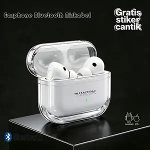 2026 PHANTOM X3 Pro Earphone Nirkabel, Tahan Air IPX7, Baterai Tahan Lama, Bass Kuat, Surround 3D, Peredam Suara Cerdas, Gaming, Panggilan, Musik, Olahraga, Earphone Bluetooth Nirkabel