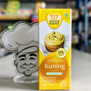 Koepoe Pewarna Kuning Oil Base 30Ml / Koepoe Oil Base Kuning 30Ml / Koepoe Kuning Oil Based