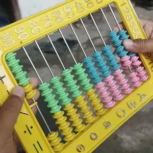 GEN-X Premium Abacus Sempoa Anak 10 Baris | Alat Belajar Berhitung TK SD | Sempoa Edukasi Anak