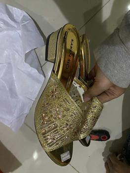 Product Review of KAKEN SICI SANDAL PESTA WANITA SANDAL HAK TAHU MOTIF PAYET IMPORT HAK BUNGKUS 3 CM YD 012 from 1**4 1