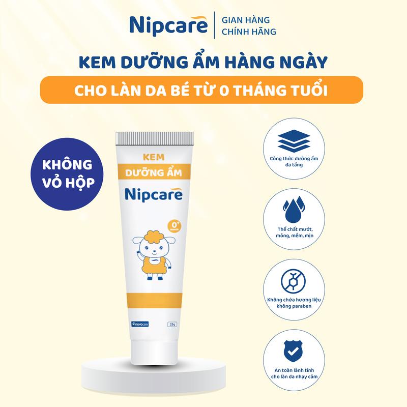 Kem dưỡng ẩm Nipcare 25g (không vỏ hộp) - Cấp ẩm, dưỡng ẩm da hàng ngày, nuôi dưỡng làn da khoẻ mạnh Làm Đẹp Da Skincare Chăm Sóc Da Nữ