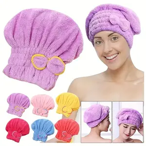 MODELY - Handuk Rambut Kepala Pita Shower Cap Dry Hair Dewasa Topi Mandi Rambut Keramas HD002