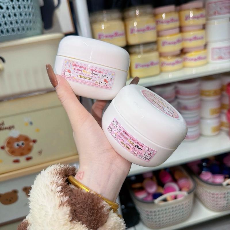  COMBO KEM DƯỠNG TRẮNG BODY NGÀY - ĐÊM  Cốt Mix + Kích Trắng  230Gr 