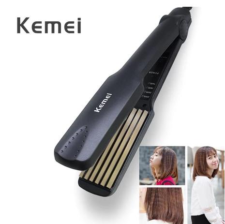 [Chính Hãng] Máy Dập Xù Kemei KM332, Máy Bấm Xù Bấm Mè Làm Phồng Chân Tóc Bản Lớn