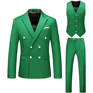 Setelan Jas pria 3in 1set/jas kantor pria kancing Enam/jas formal