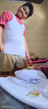 Product Review of 6Pcs Singlet Kaos Dalam Anak Laki Usia 1-15Tahun-Kutang Syani S,M,L,XL,3L,4l,5L,6L Katun Bayi Perempuan Cewek from m**a s**a 1