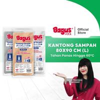 Gambar Bagus Kantong Sampah L 8pcs / Pack Ukuran 80 cm x 90 cm (70 L) - Plastik Sampah - White, X2 dari Bagusmartofs Kota Administrasi Jakarta Barat 1 Tokopedia