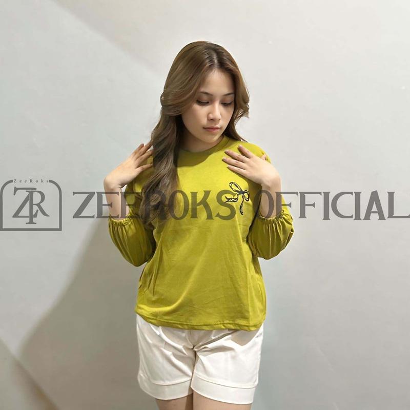 Product Introduction of baju wanita sablon pita bahan cotton combad 24