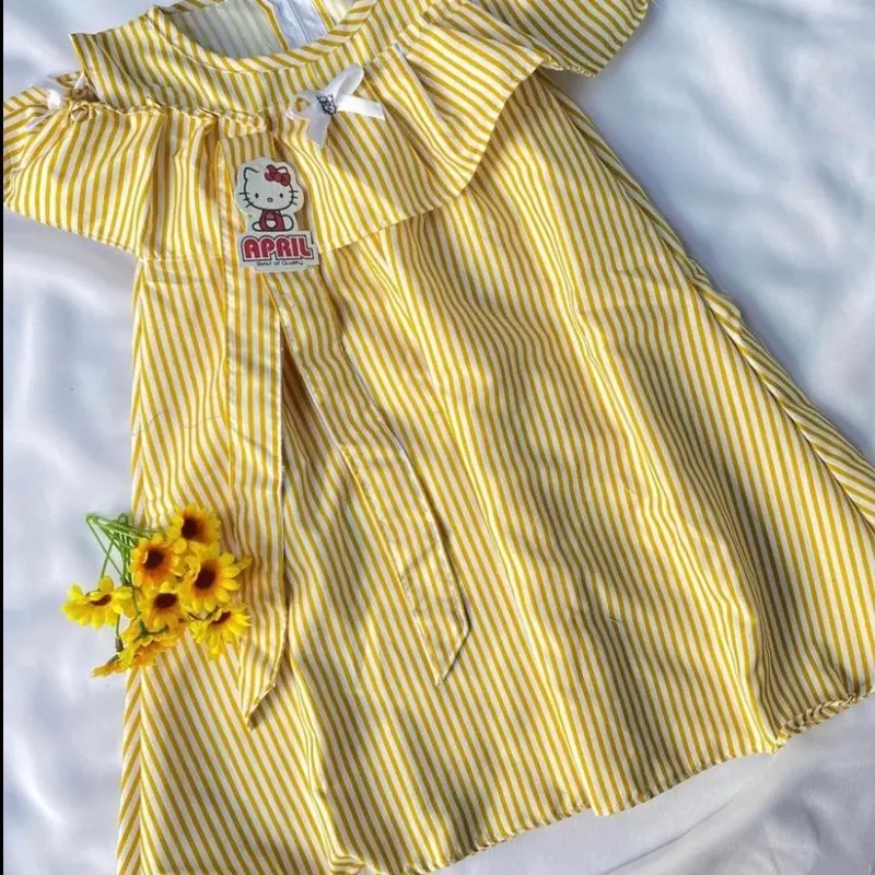 FREE BANDO SABRINA SALUR 1-3 TAHUN Katun Perempuan Cewek Gaun Bayi 0