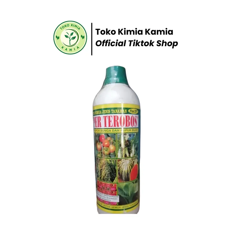 Pupuk Cair Super Terobos 1 Liter dengan ZPT untuk Optimalisasi Pertumbuhan Daun, Bunga, dan Buah 1