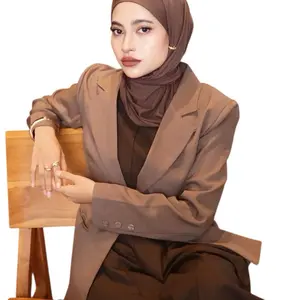 Blazer Button Blanik Viral Wanita Kekinian / Outfit Kancing /Outer Cewe Furing / Blazer Capella Panjang / Blazer Wisuda  Slim Fit Panjang Formal Nyaman Semi