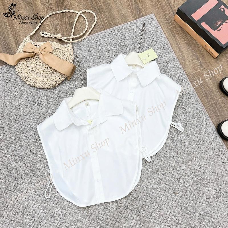 ( Loại Đẹp) Cổ Áo Sơ Mi Tháo Rời, Mix Áo Len, Áo Cardigan Hàng QC Minxu Shop TA56