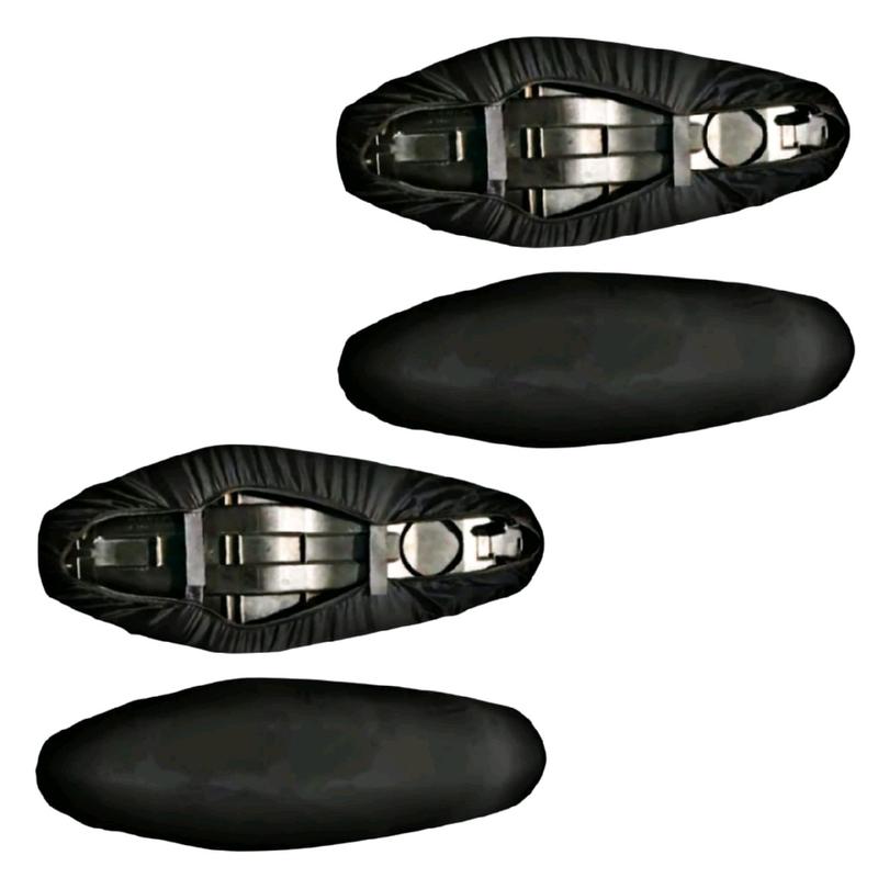 Cover Jok Motor Universal Honda Yamaha Suzuki Hitam Polos Waterproof - Motorcycle 4
