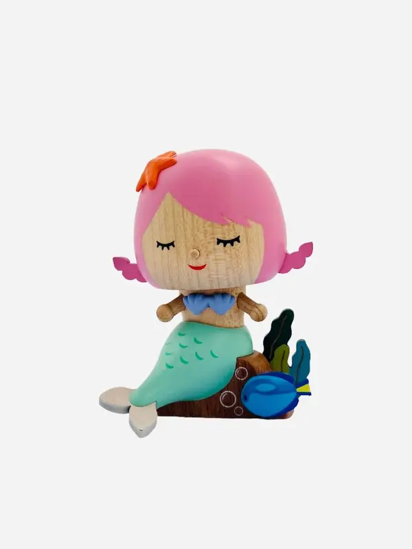 BOBBLE HEAD WOODEN HANDMADE HIASAN KAYU WOODERFUL LIFE 0