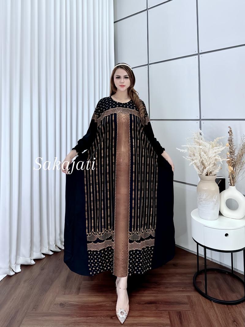 Product Introduction of Kaftan Aceh // kaftan viral // kaftan rayon //kaftan jumbo // kaftan muslim Wanita Gamis Syari Lebaran 5