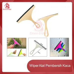 ENVIO - Wiper Alat Pembersih Kaca Jendela - Spatula Scrapper Silicone Gagang Lap Kaca Jendela Mobil