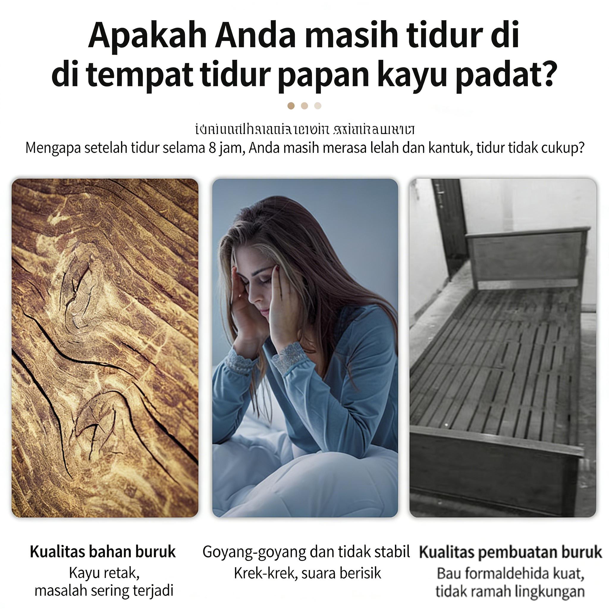 TETE_4 Ranjang Besi Tempat Tidur Dipan Tempat Tidur Ranjang Besi Dipan Besi Divan Besi Dipan Kasur Furniture Ranjang Besi Tempat Tidur Dipan Tempat Tidur Ranjang Besi Dipan Besi Divan Besi Dipan Kasur Furniture  Hitam/180×200×30CM [ Garansi lima tahun ]