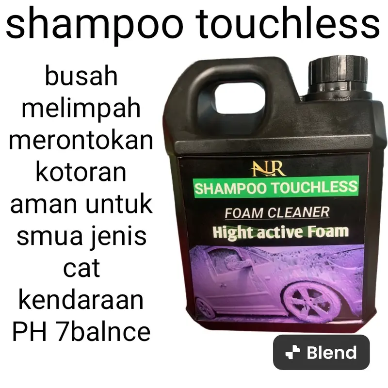 shampoo touchless sabun cuci motor mobil tanpa sentuh bisa untuk 30/40 motor 1liter Car Cleaner Kendaraan Steam 6