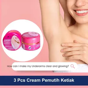 3 Pcs Baby Whitening Cream Pencerah Ketiak BPOM Efektif Memutihkan Kulit Ketiak