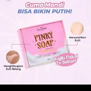(Ready stock) BPOM PINKY Shoap free Baby gold