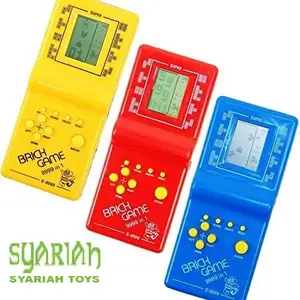 SYARIAH TOYS MAINAN ANAK BRICK GAME TETRIS 9999 PERMAINAN KLASIK JADUL WARNA RANDOM