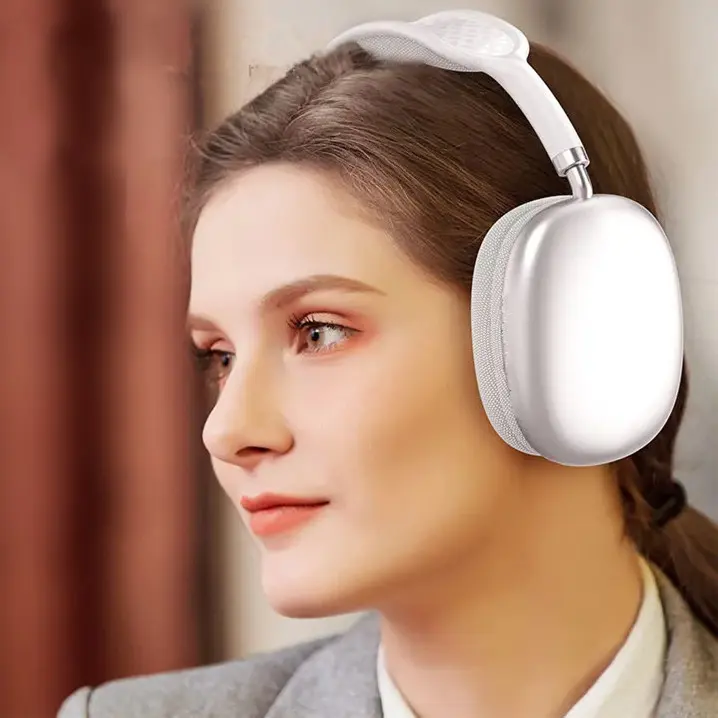 Tai nghe Bluetooth, P9 Pro Max, Loại âm thanh nổi, có giao diện Type-C, đi kèm với hộp đựng bảo vệ, tai nghe không dây 7