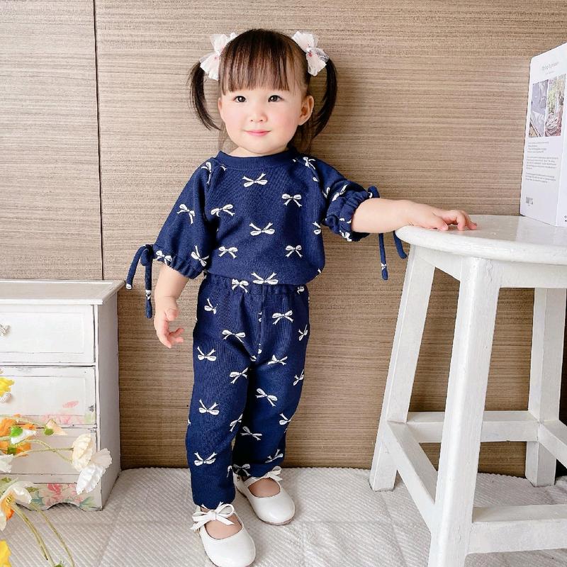 Lovitta oneset knit 6bln - 8th modis dan lucu dengan motif pita-pita Fashion 4