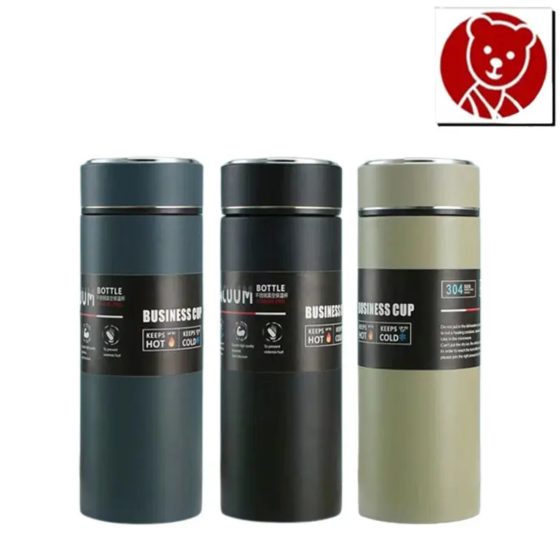 Heenoor Botol Termos Mini Vacuum Sport Casual Polos Fashionable Elegant Foodgrade For Hot And Cold Stainless Steel SUS 304 | 420ml | HN-4009