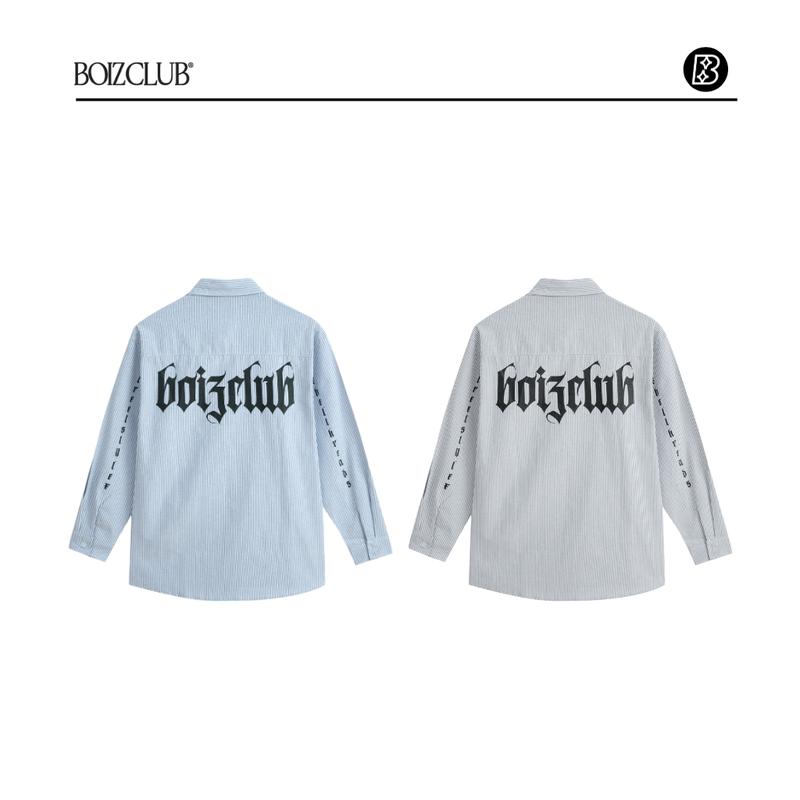 Áo sơ mi sọc Boizclub Premium nam nữ form rộng hàn quốc dáng rộng Cotton SM04