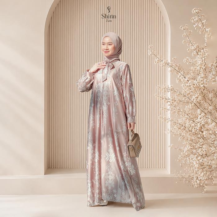 Gambar Shirinzein - Gamis Dress Terbaru 2026 Bahan Silk Busui & Wudhu Friendly Jumbo Haerumi - Coksu, L dari Shirin Zein Store Kab. Pati Tokopedia