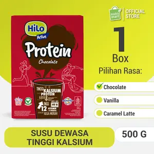 HiLo Active 500g dengan Alga Merah - Susu Tinggi Kalsium Lebih Rendah Lemak