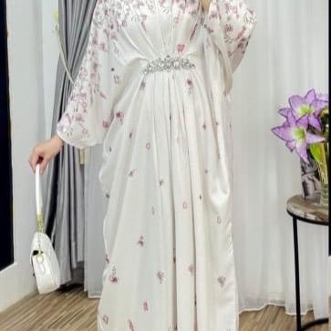 KAFTAN MEWAH BRAND EXTU BUNGA 5
