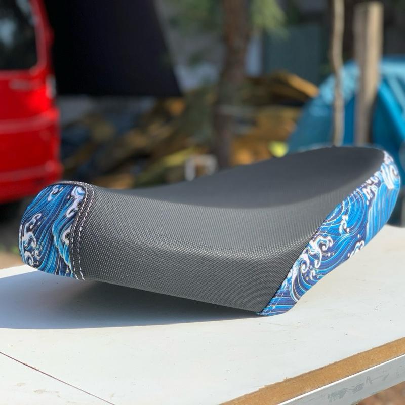 Yên Xe Điện 133 Gọt Da Phối Sóng Biển -Cá Chép Phong Cách Nhật Cổ yên 133 ngắn 1 tầng và yên 133 dài 2 tầng