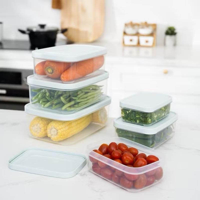 Bộ 7 hộp thực phẩm chữ nhật Hokkaido - Inochi (500- 750- 1000- 1500- 2000- 2500- 3500ml