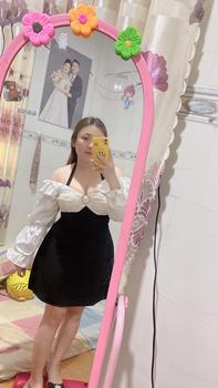 Product Review of ĐẦM BIGSIZE BẸT VAI TAY DÀI D326 (TÁO ĐỎ BIGSIZE 55-90KG) from N**L 0