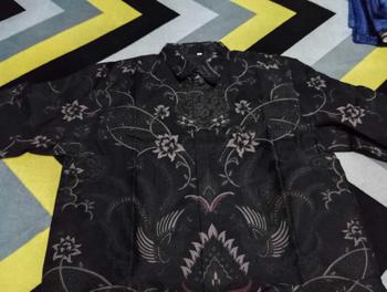 Product Review of kemeja batik katun  SLIMFIT BUNGA LASEM Ready Panjang Dan Pendek (Pilih Variasi) Ready Size Jumbo 5L LD 130 Max BB 130 Bahan Katun Halus Primisima Berlapis Furing Dan Jahitan Eksklusif from M**d a**y 0