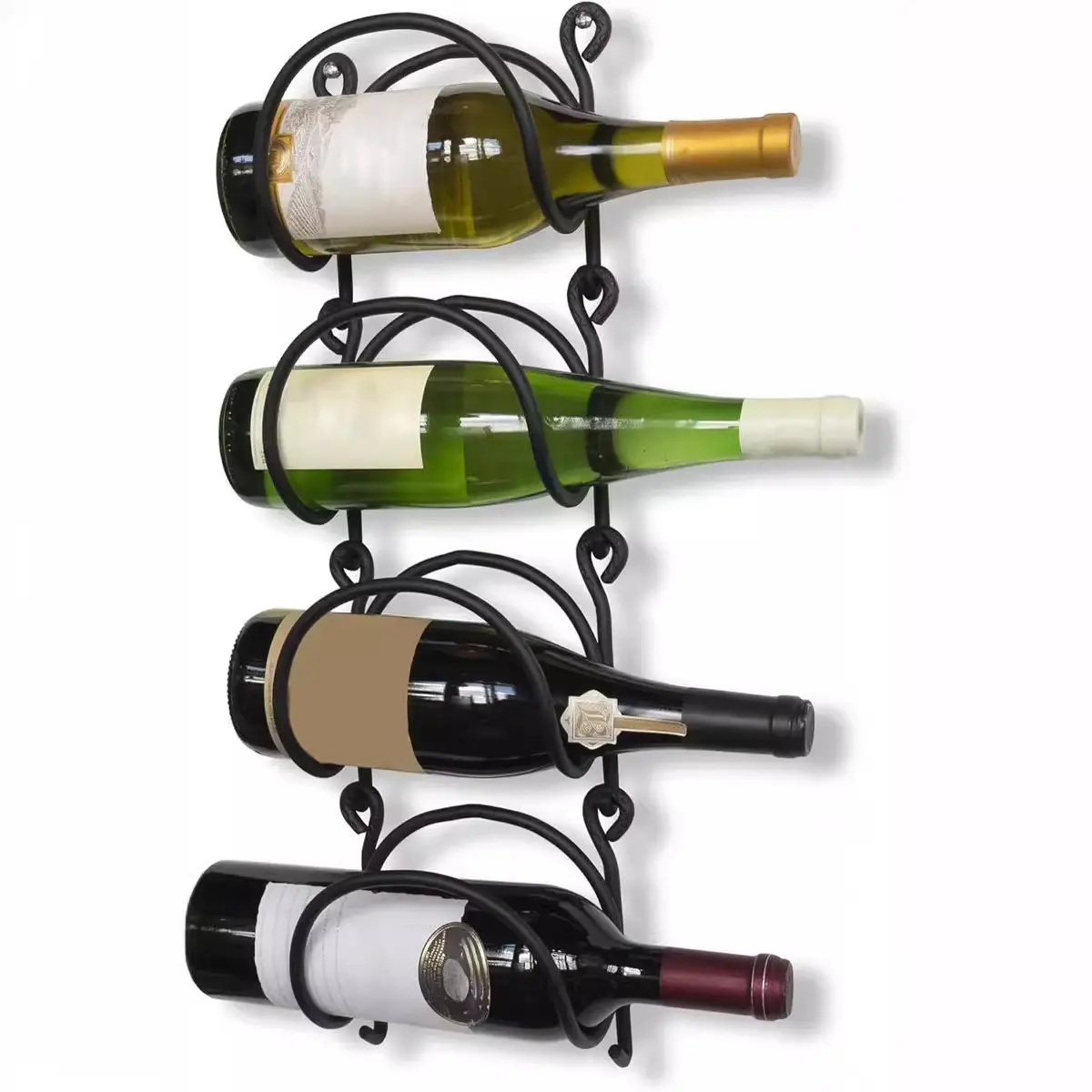 Wine booth partition wine rack wrought iron screen display rack wine decoration restaurant bar wine cabinet display rack