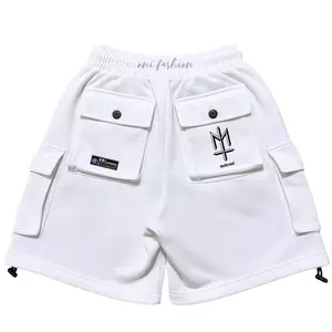 Celana Cargo Pendek Cowok Distro Terbaru Bahan Katun Fleece Adem Dan Lembut Gramasi 280 | Celana Cargo Santai Unisex Motif Mtrnl Brand Lokal Kota Bandung Size M-L-XL-XXL