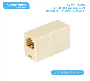 Barel Konektor RJ45 Sambungan Kabel LAN Standard Quality