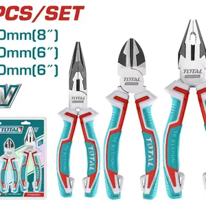 TOTAL 3Pcs Set Tang /3 pcs Pliers Set THT2K0301