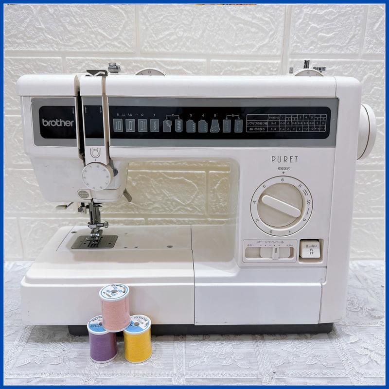 Máy may Brother puret ổ đứng- may vải dày tốt- máy bền khỏe