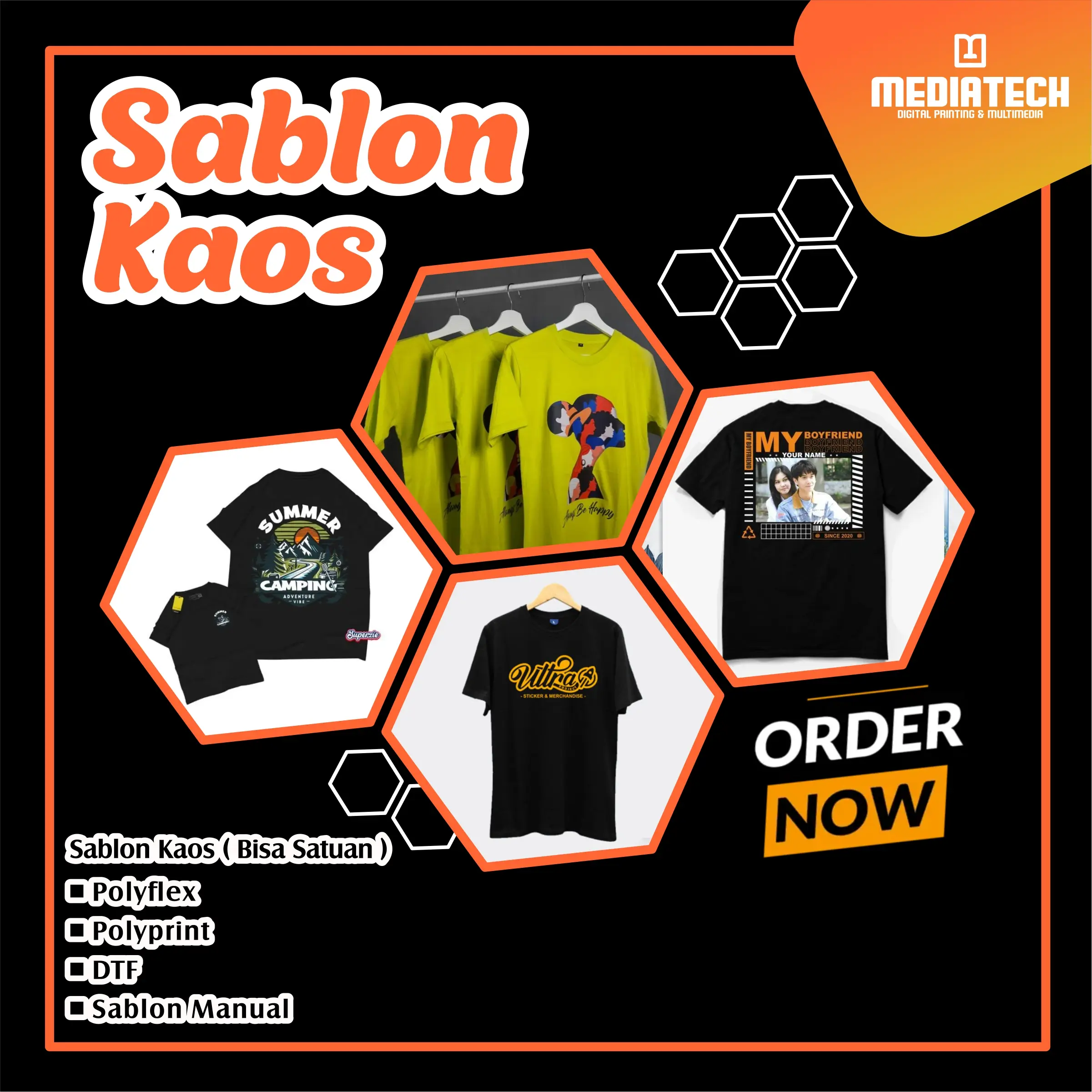 Baju Kaos Custom Anak Bebas Design Nama Foto Anak Full Warna Suka-suka Bahan Premium Kaos Sablon DTF Katun Motif Pendek