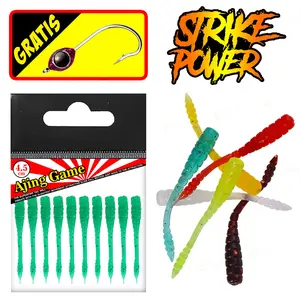 10 Buah Softlure Ajing Game Umpan Pancing Casting Baby GT Viral Lure Jig