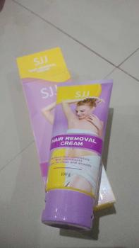 Product Review of Perontok Bulu Permanen Penghilang Bulu Ketiak SJJ Hair Removal Cream 100ML Cepat & Tidak Rasa Sakit Wax Waxing from a**a 0