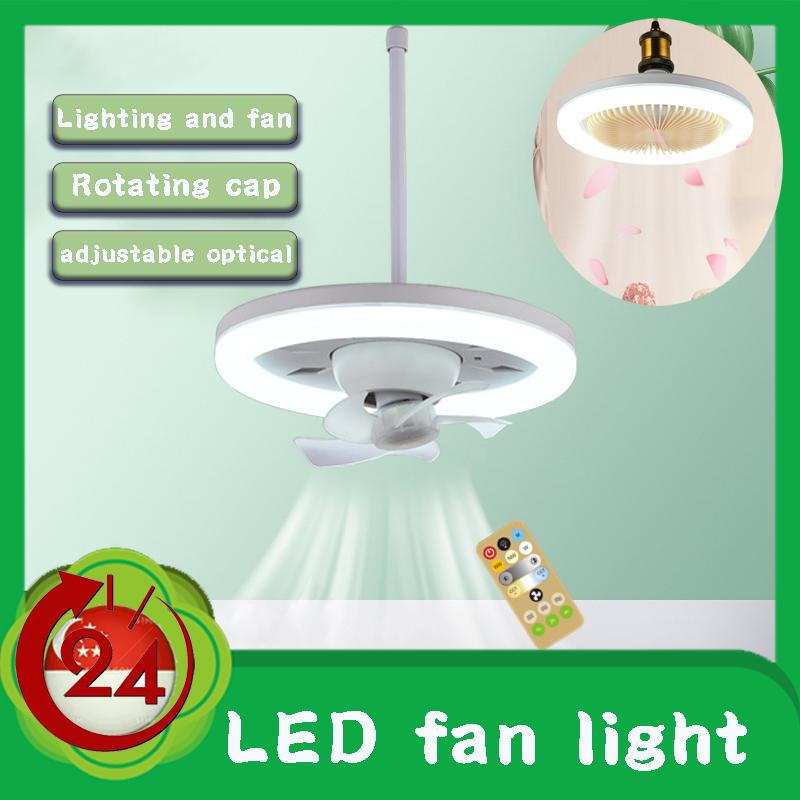 [In Stock]Ceiling Fan with Light E27 Mini Ceiling Light with Fan LED ...