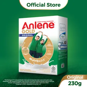 Anlene Gold 5X Susu Bubuk Dewasa Original 230g - Kuatkan Tulang, Sendi & Otot / Adult Milk Original / Dairy Milk
